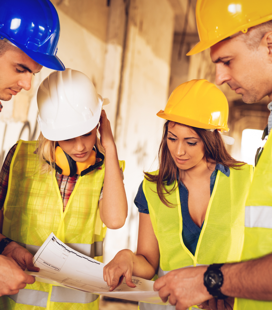 Bowie construction crew